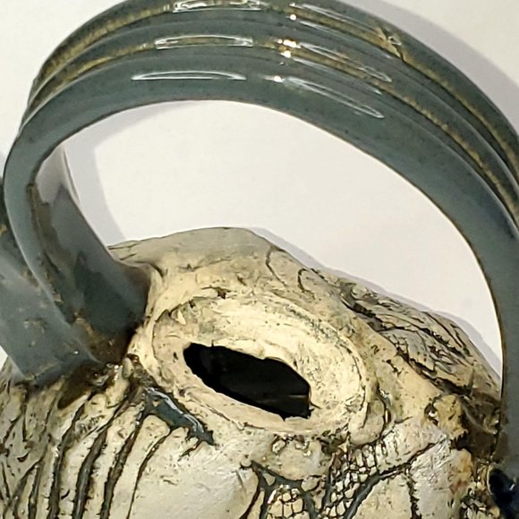 Hand Built, Heavily Textured, pottery studio art p - Picture 4 of 10